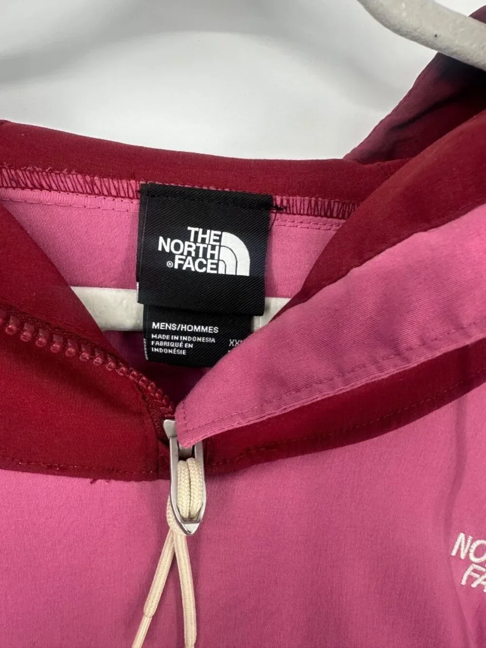 The North Face Jacket XXL Pink Burgundy Half Zip Anorak Hoodie Utility Gorpcore
